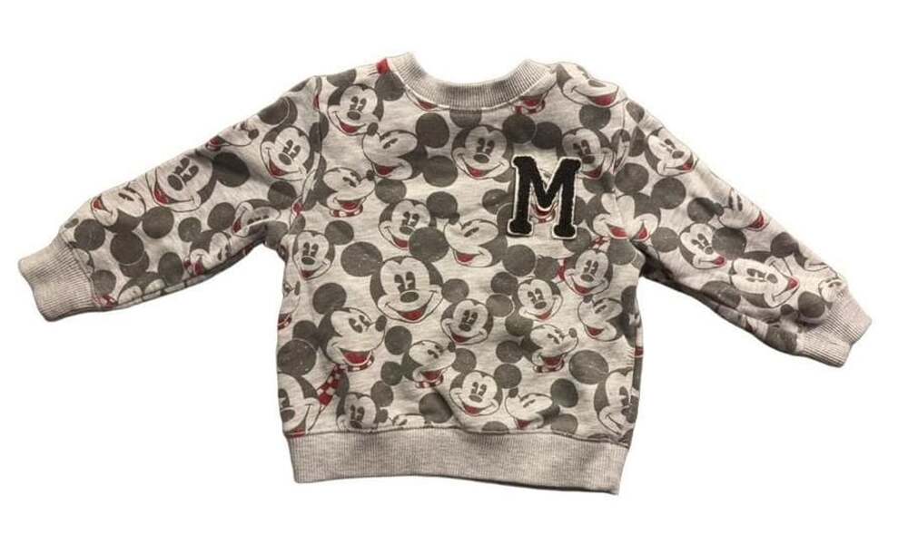 Zara Babyboy Disney Mickey Mouse Sweatshirt Size 12/18 Months